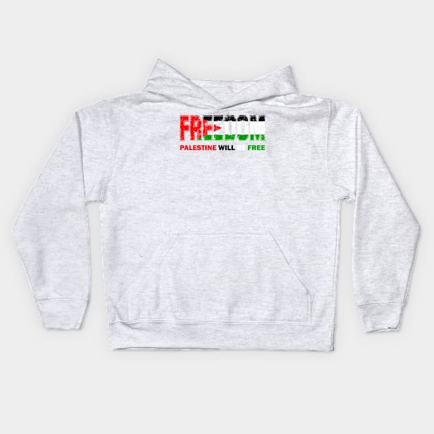 FREEDOM Kids Hoodie by anwara